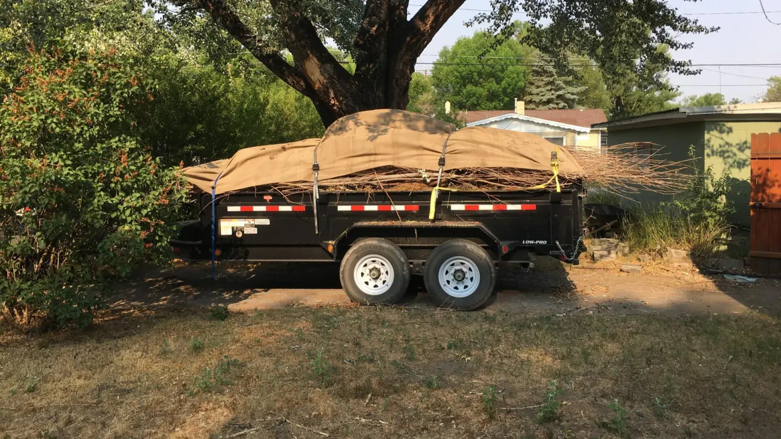 Work photo for Mobile Dumpster Rental: 3-Day Service Package $349 (15 Yard Dump Trailer)