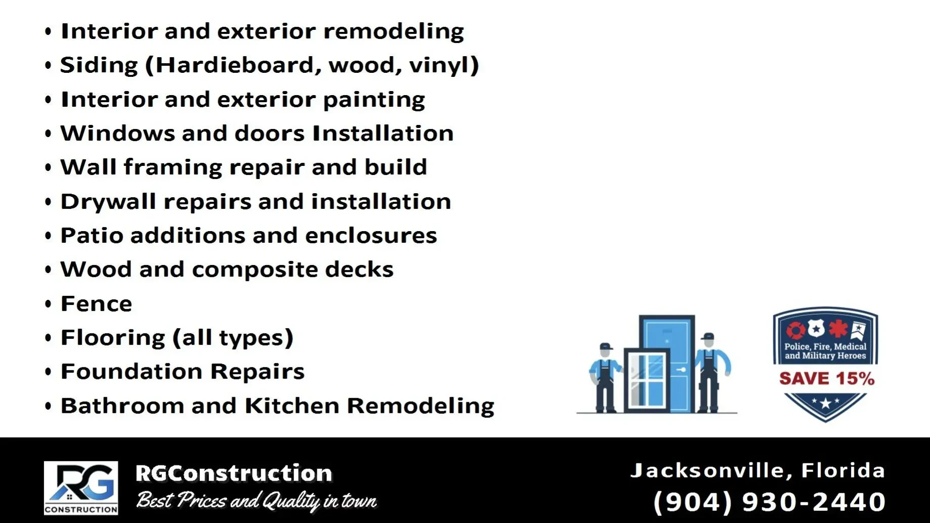 Work photo for Free Estimate All Interior and Exterior Home Projects