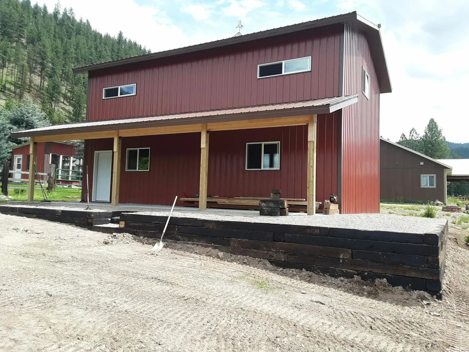 Work photo for Pole barns,Shops,Garages.