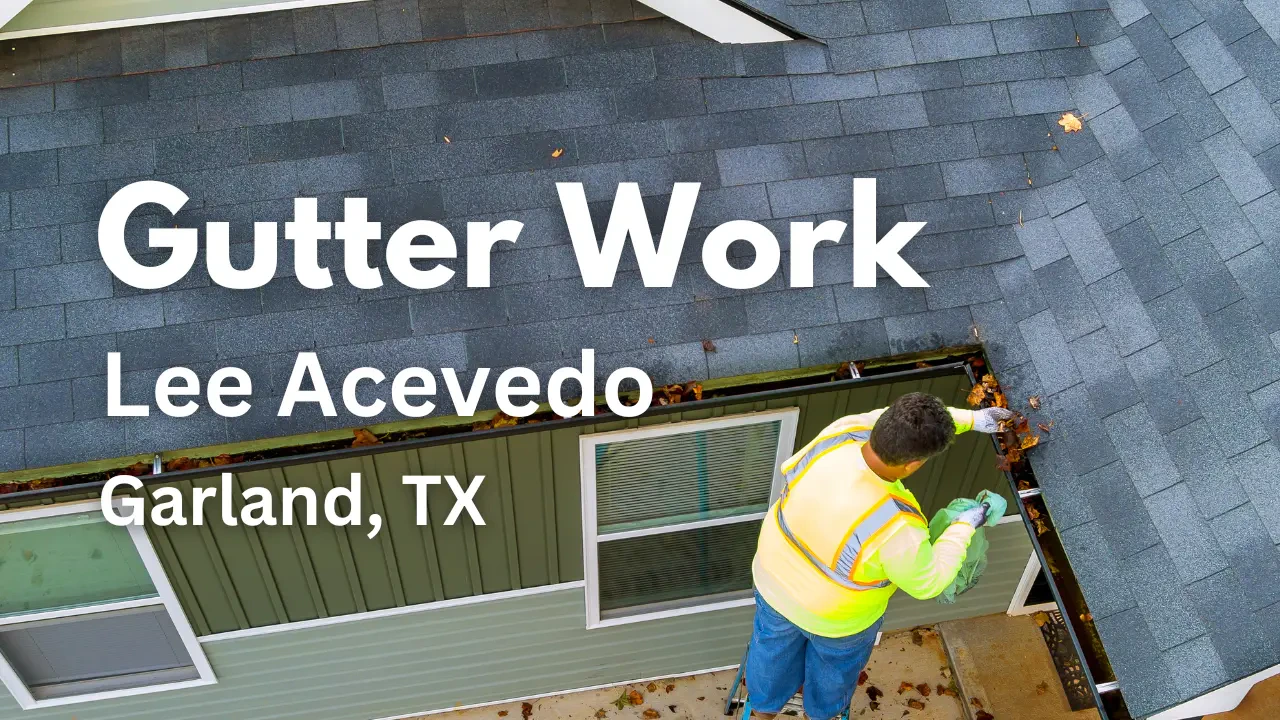 Work photo for Gutter clean one story