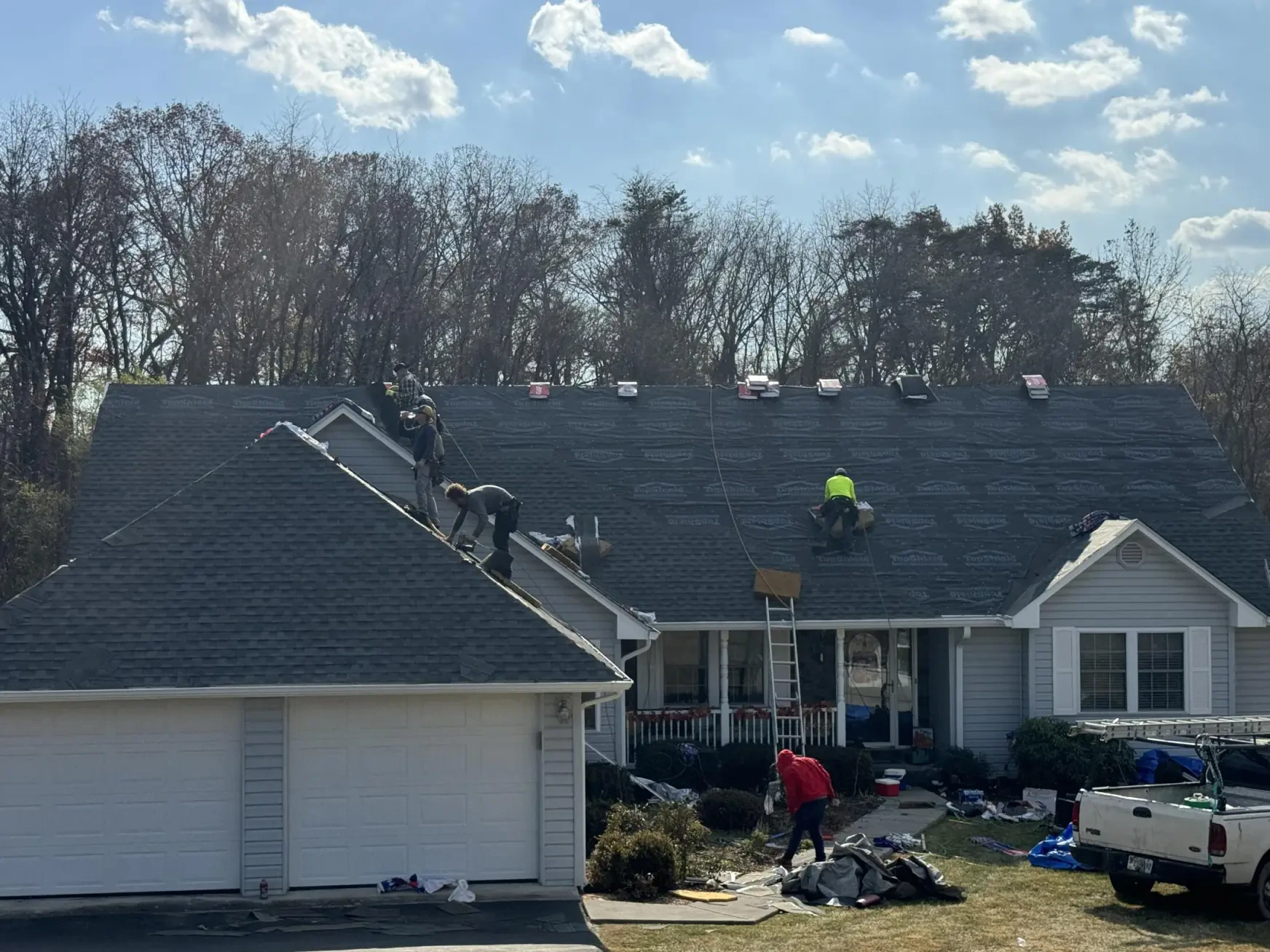 Work photo for Roof Tune-Up After Storm: Missing Shingle Replacement $480