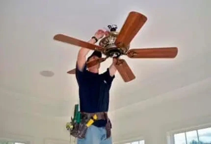 Work photo for Ceiling Fan or Light Fixture Remove & Replace Service $250