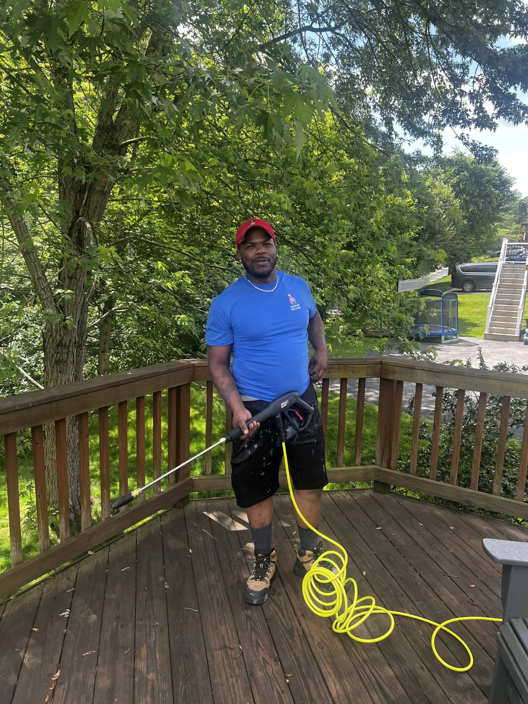 Work photo for House Exterior Power Washing - Professional service for a sparkling clean home