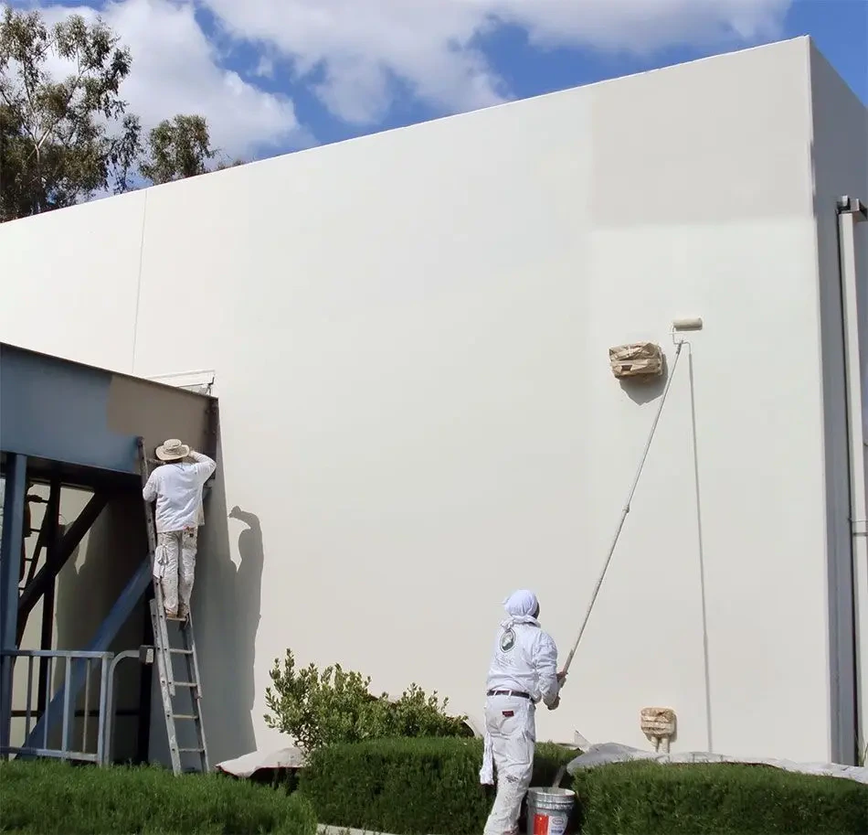 Work photo for Exterior Painting: Trim, Epoxy Floors, Stucco