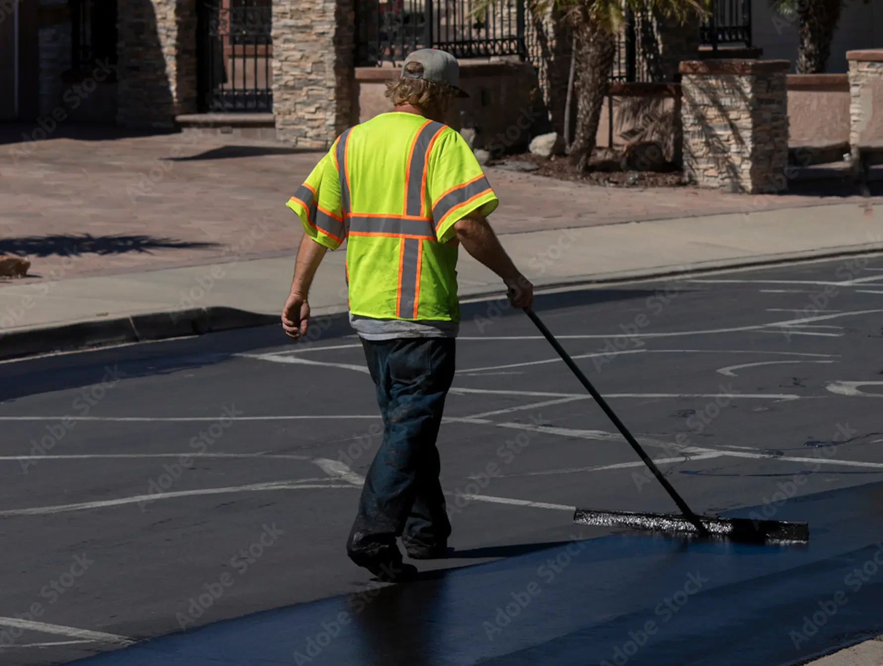 Work photo for TomToms Sealcoating & Asphalt Services