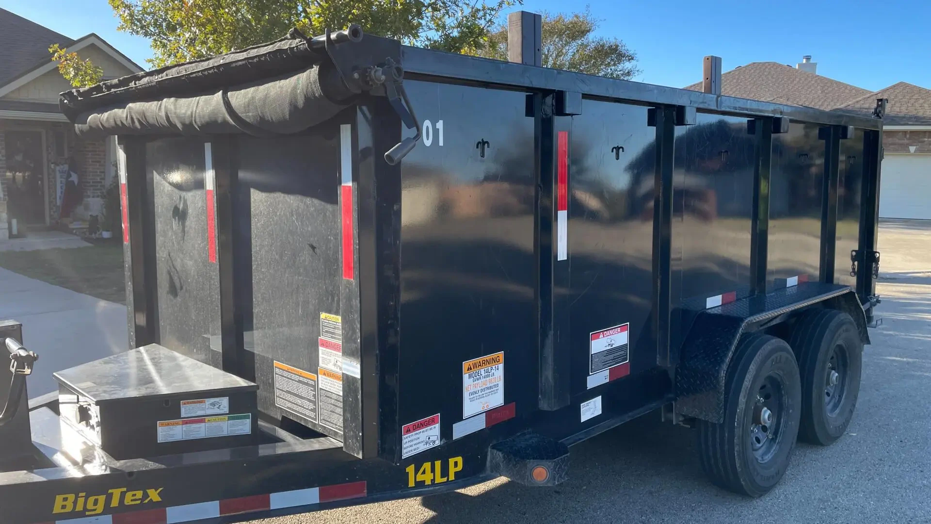 Work photo for Mobile Dumpster Rental: 2-Day Service Package $250 up to one ton