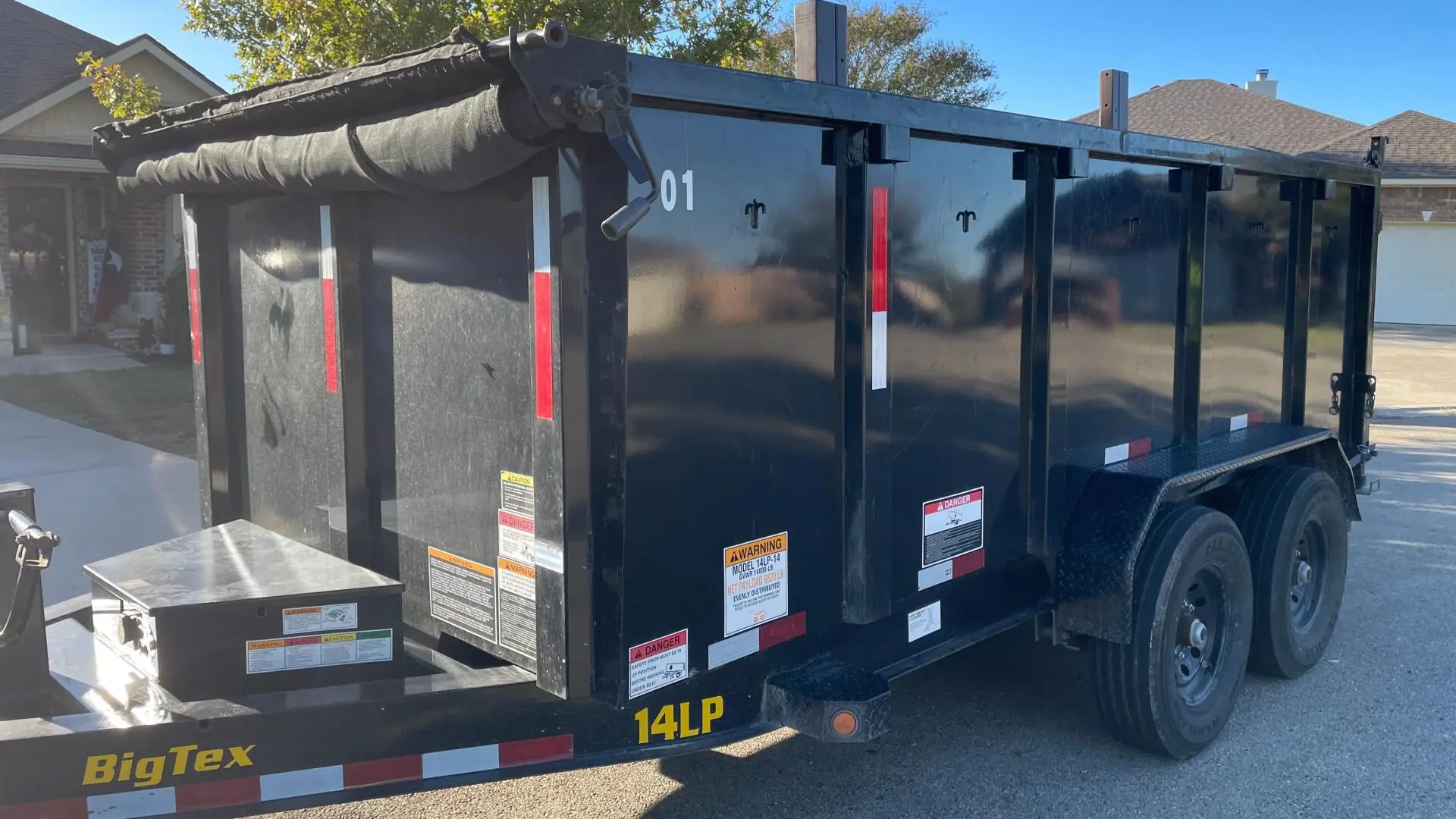 Work photo for Large Load Junk Removal Service: 15 cubic yard trailer