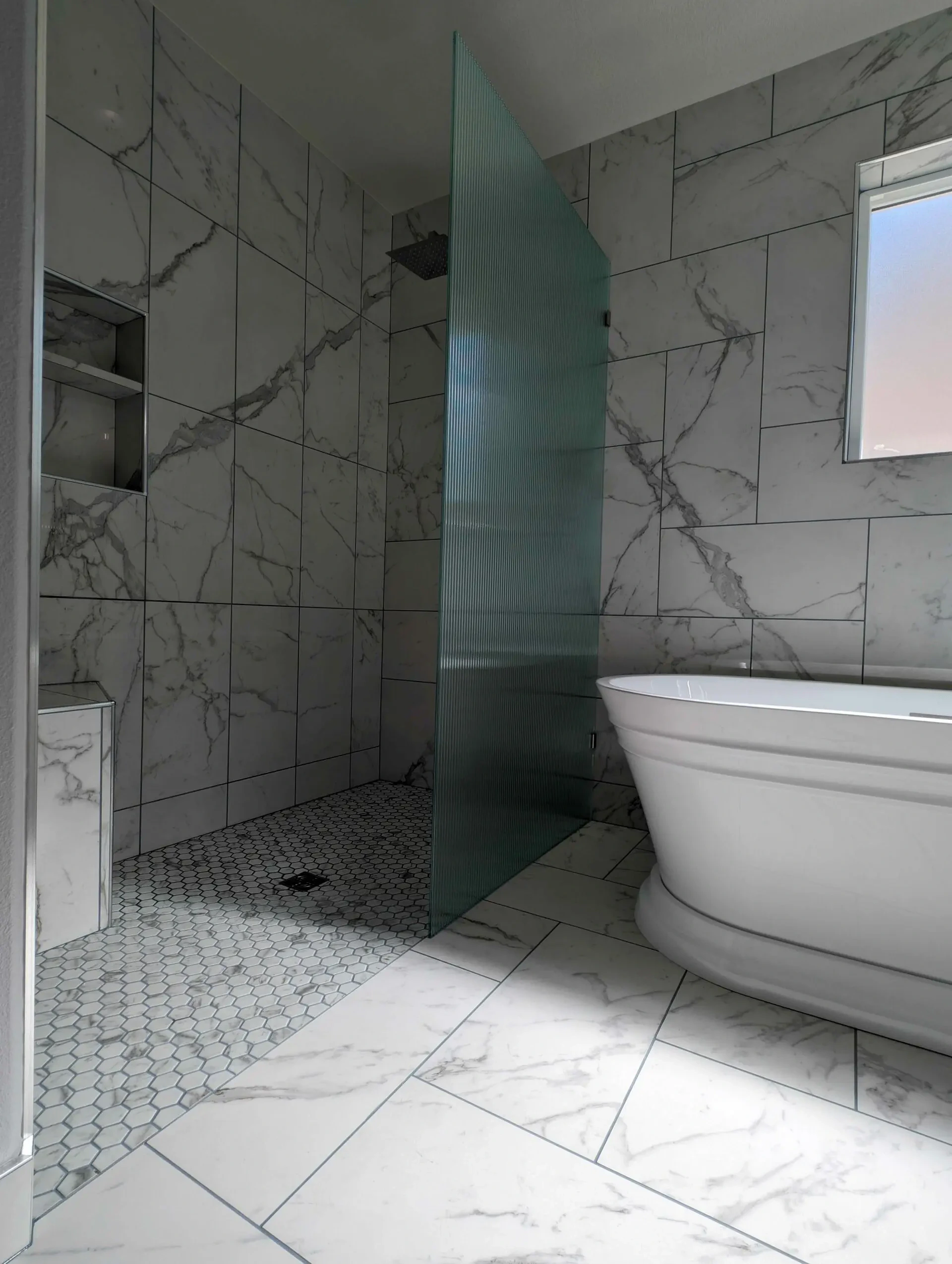 Work photo for Master Bathroom Remodeling: Demolition, Fixtures, Tiling, Painting 1000-$