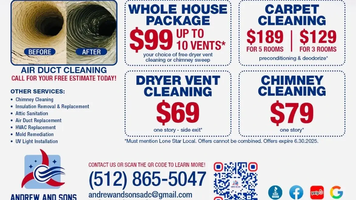 Work photo for Air duct cleaning