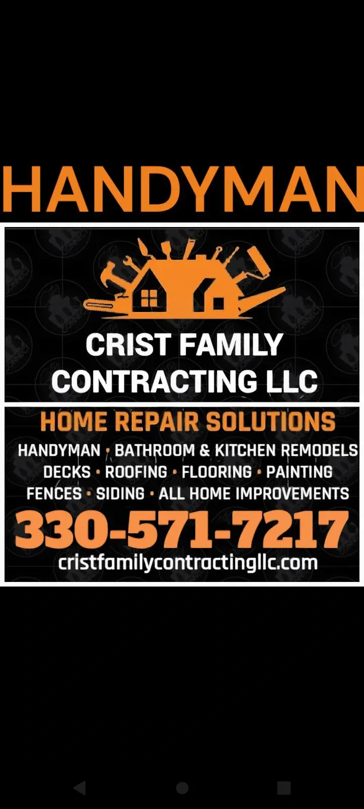 Work photo for Emergency Handyman Service: Night & Weekend Availability Prompt Safety Hazard Response $280