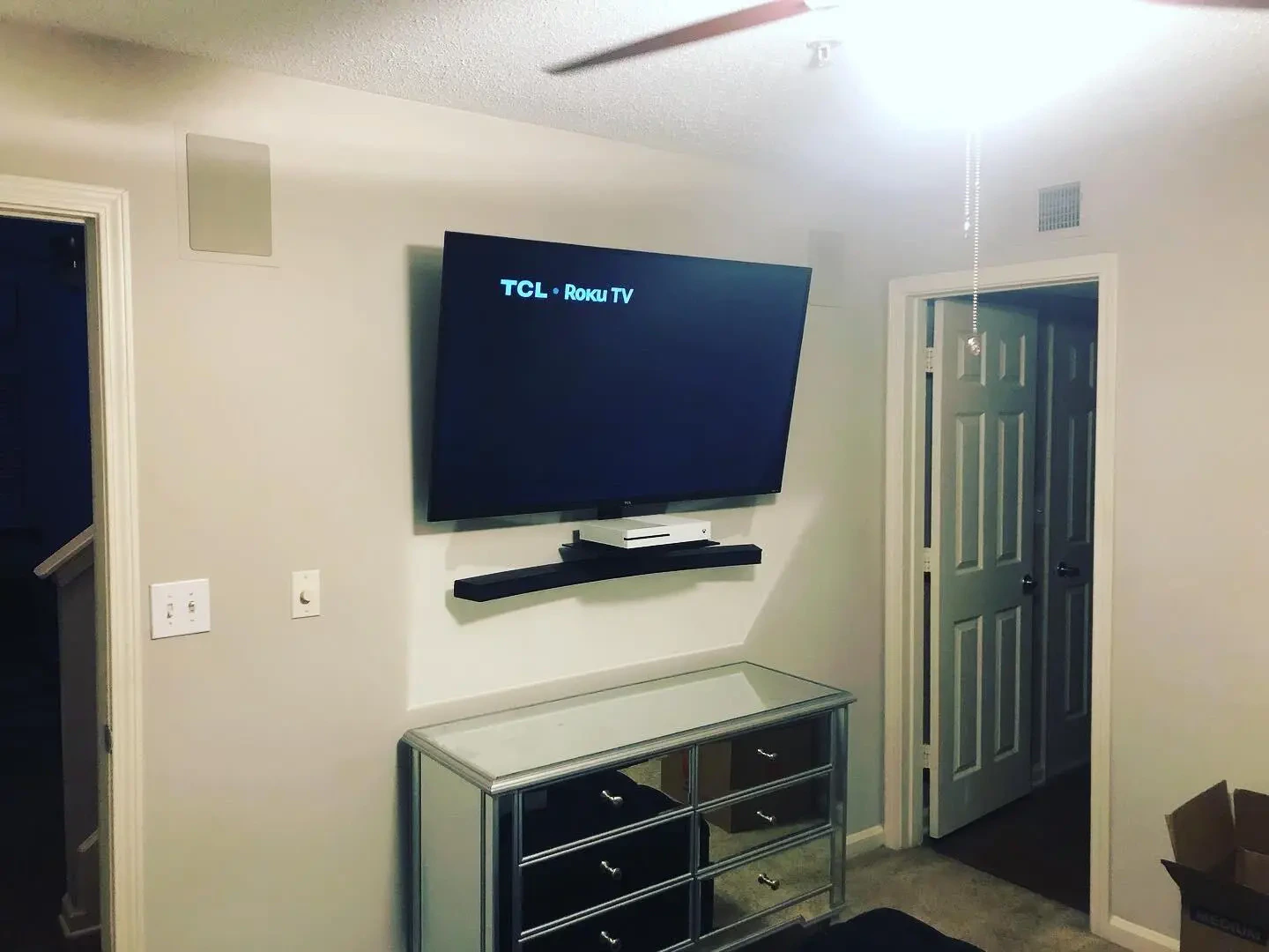 Work photo for TV mounting/installation starts @$70