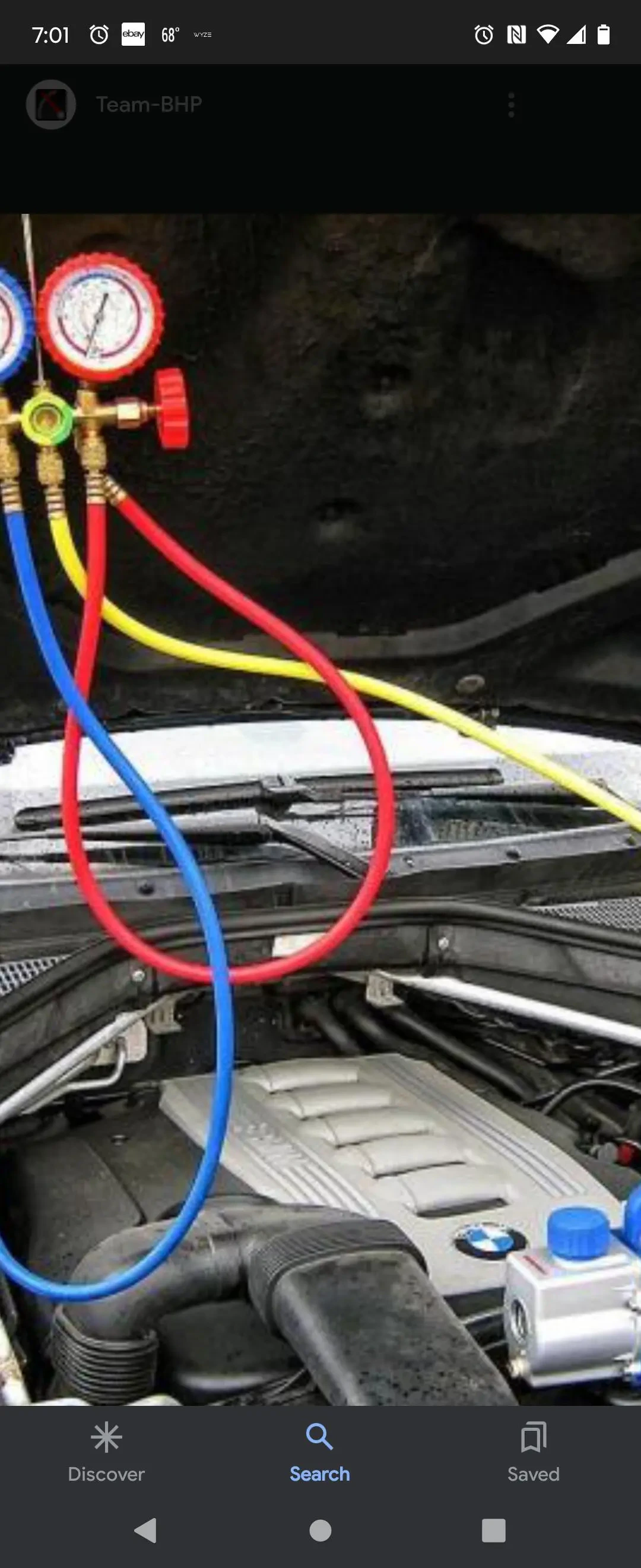 Work photo for A/C Charge