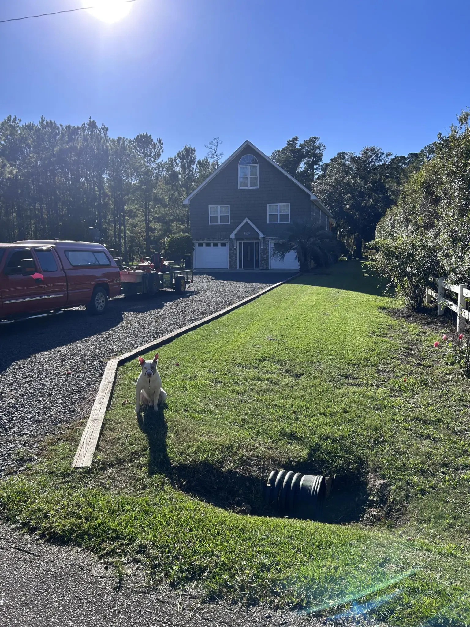 Work photo for Landscape Package: Mow, Edge, and Blow! 1/4 acre special