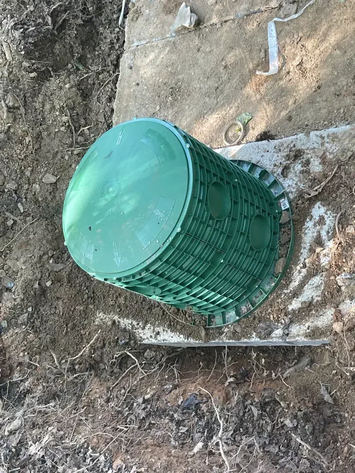 Work photo for Septic riser installation