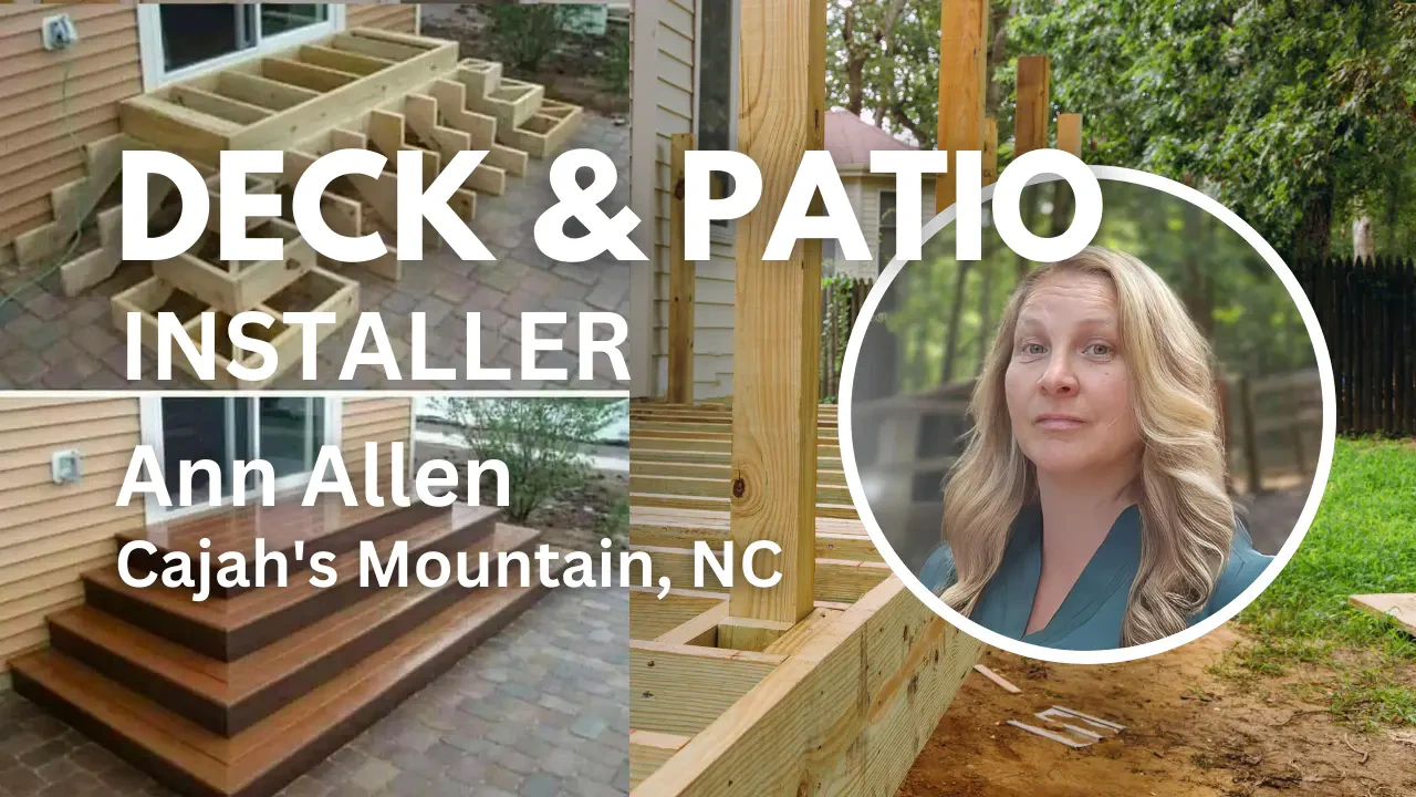 Work photo for Deck and patio construction labor services