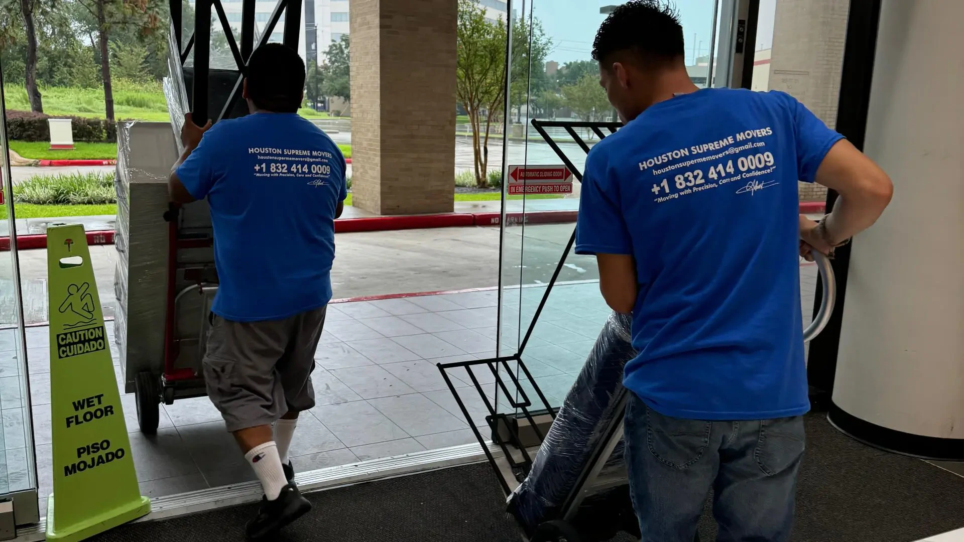 Work photo for Moving and delivering