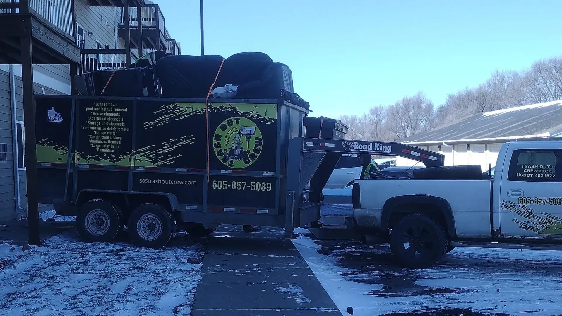 Work photo for Truck Load Junk Disposal: Labor, Hauling, & Disposal Services $200