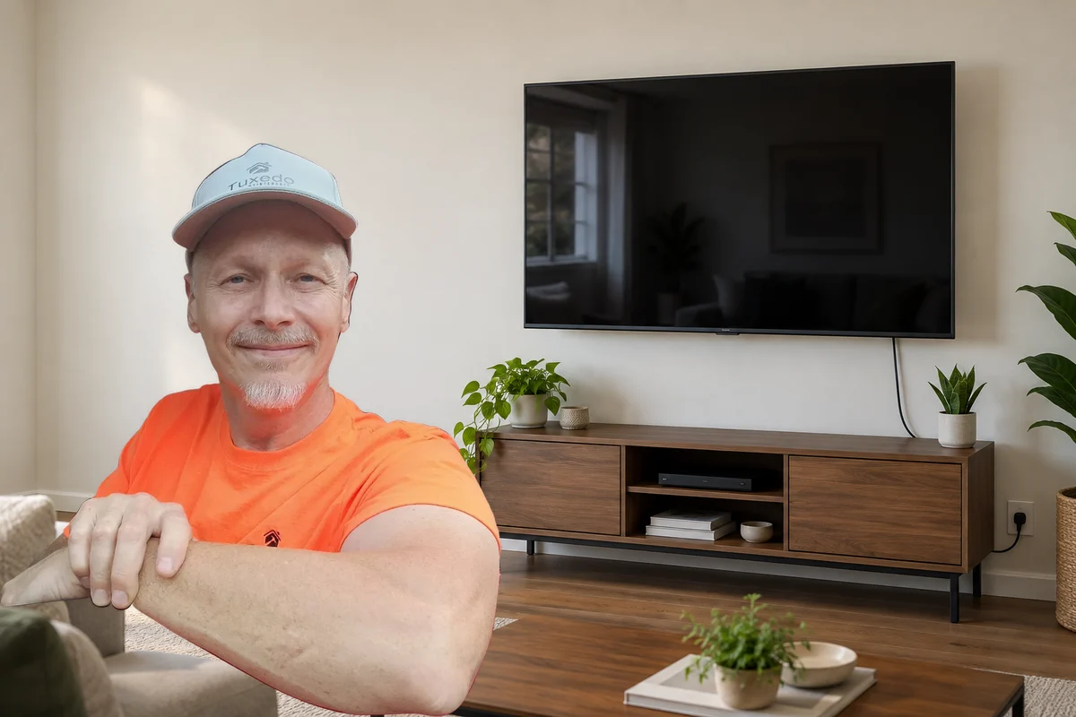 TV Wall Mounting & Cable Connection ( 55"-65" inch TV ) cover photo