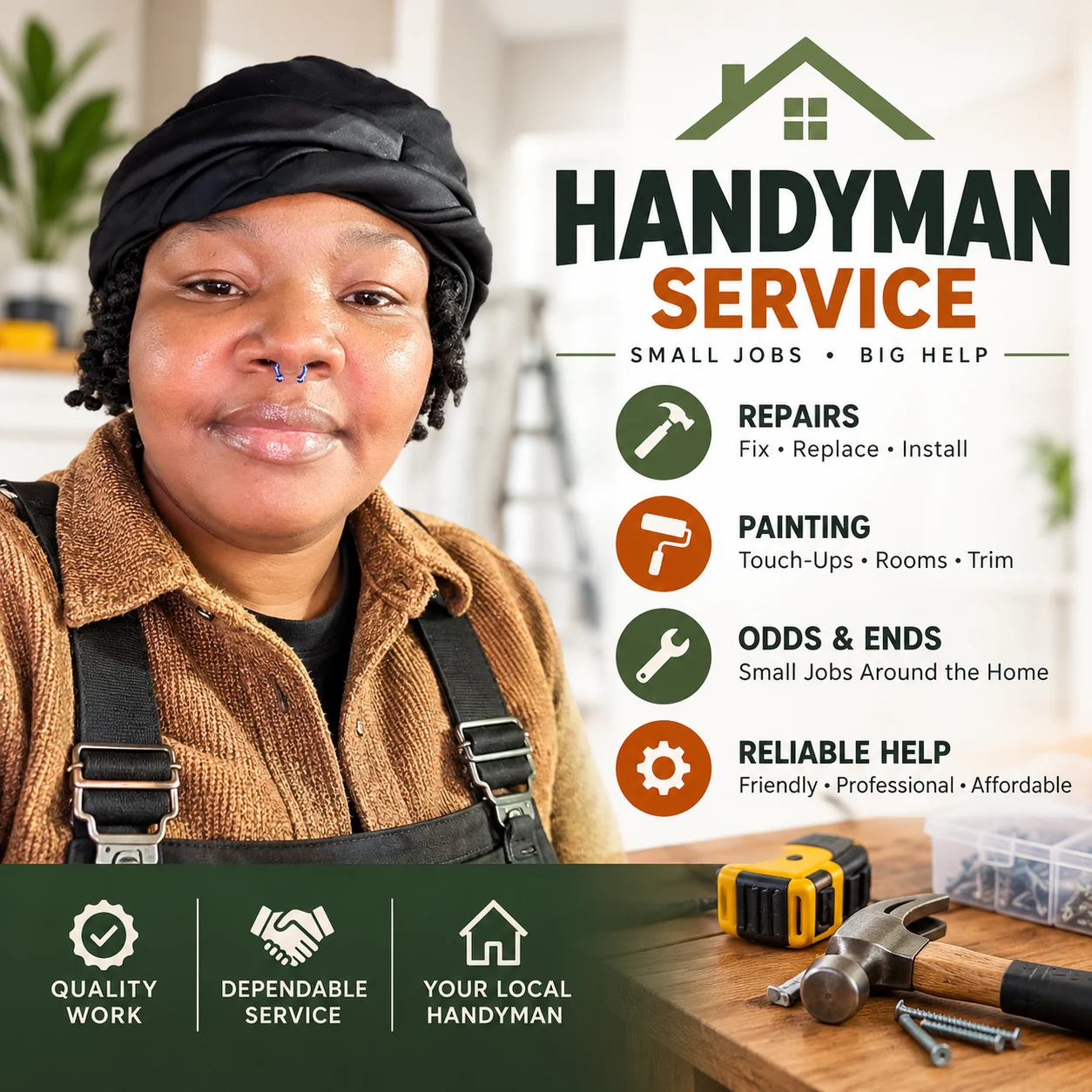 Work photo for Handyman Services: Odds & Ends for 4 hours $280