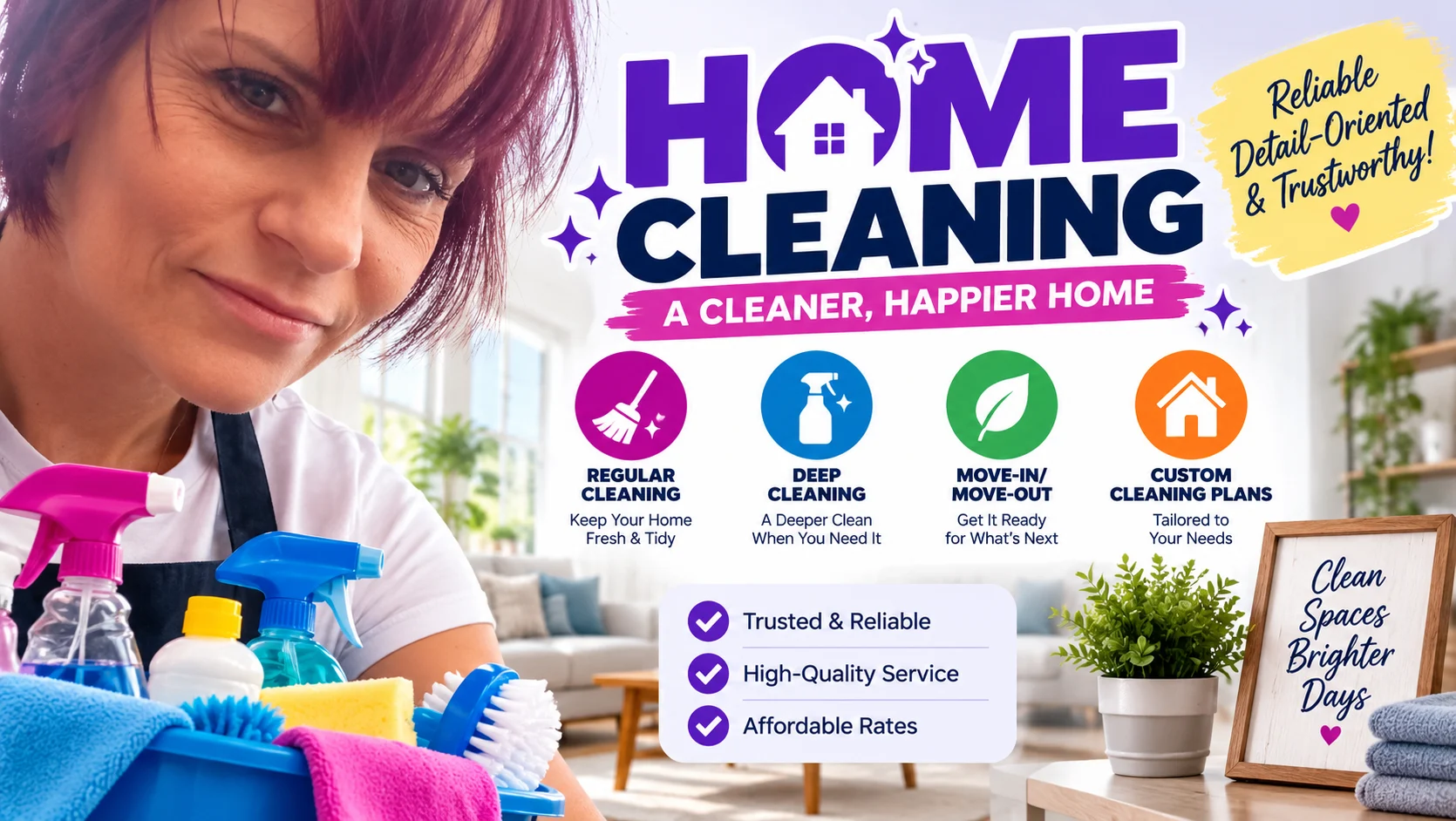 Work photo for Home Deep Cleaning Service: Billed Monthly, done Monthly payment $350.