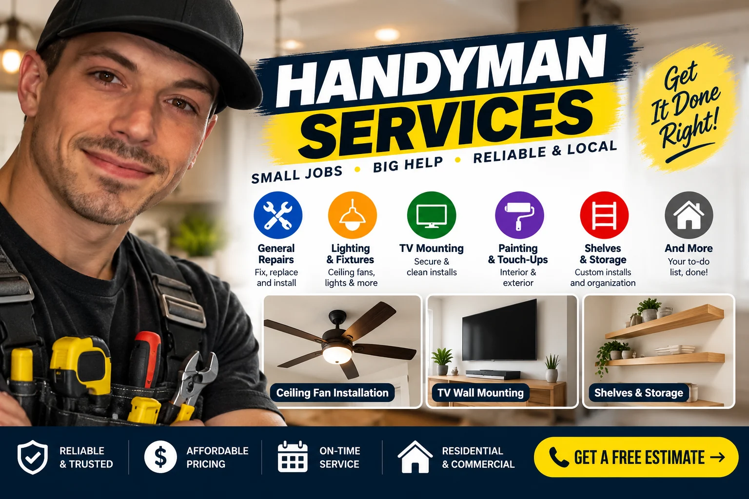 Work photo for Emergency Handyman Service: Night & Weekend Availability $280