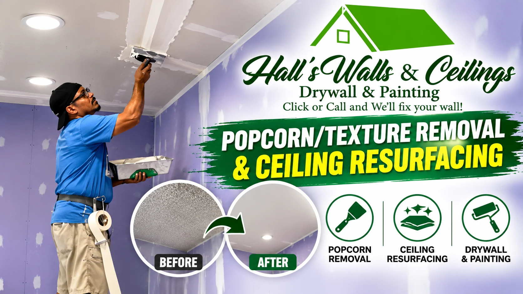 Work photo for Drywall/Painting Contractor
